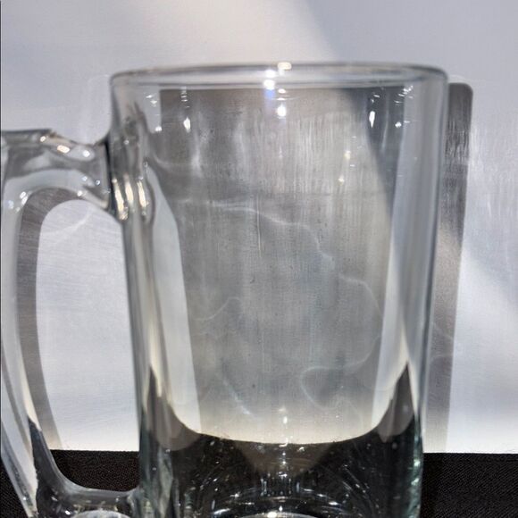 Large Clear Glass Beer Mug - Picture 2 of 8